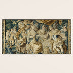 Antique 18th Century French Aubusson Cleopatra Banquet Tapestry  Desk Mat Gallery Image 3