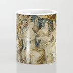 Antique 18th Century French Aubusson Cleopatra Banquet Tapestry  Coffee Mug Gallery Image 4