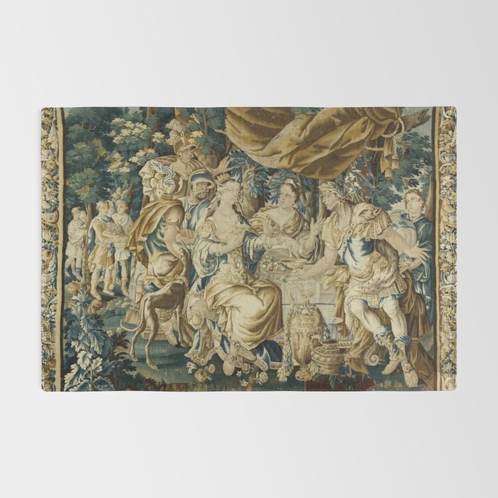 Antique 18th Century French Aubusson Cleopatra Banquet Tapestry  Rug Gallery Image 2