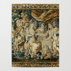 Antique 18th Century French Aubusson Cleopatra Banquet Tapestry  Poster Gallery Image 4