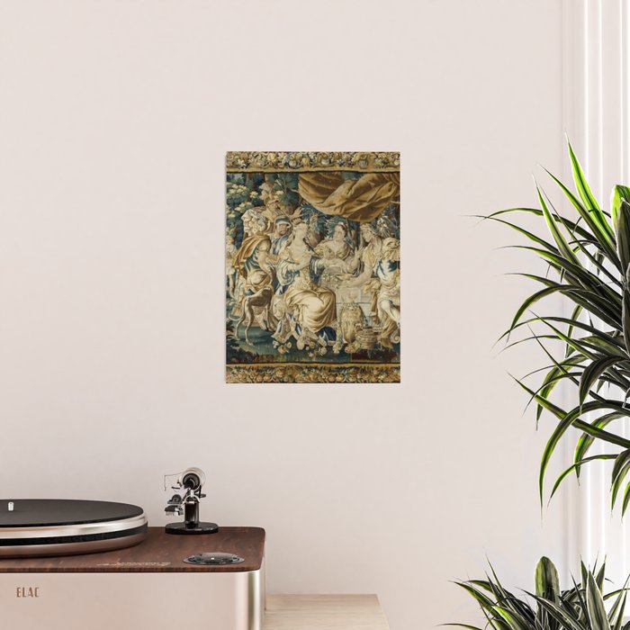 Antique 18th Century French Aubusson Cleopatra Banquet Tapestry  Poster Gallery Image 2