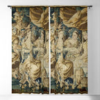 Antique 18th Century French Aubusson Cleopatra Banquet Tapestry  Window Curtain Gallery Image 5