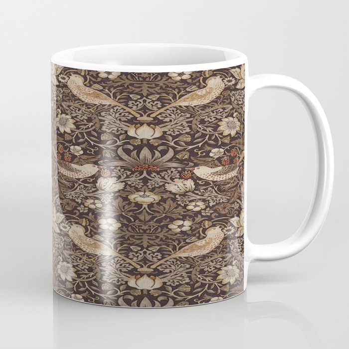 William Morris strawberry thief design Coffee Mug Gallery Image 1