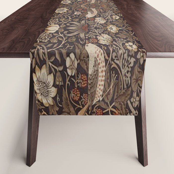 William Morris strawberry thief design Table Runner