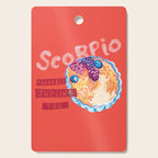 Scorpio Mood in Tomato Red | Zodiac Series Cutting Board Gallery Image 1