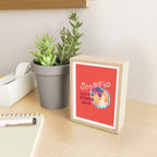 Scorpio Mood in Tomato Red | Zodiac Series Mini Art Print Gallery Image 2