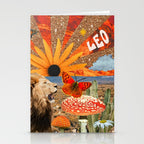 Leo Collage Stationery Card Gallery Image 2