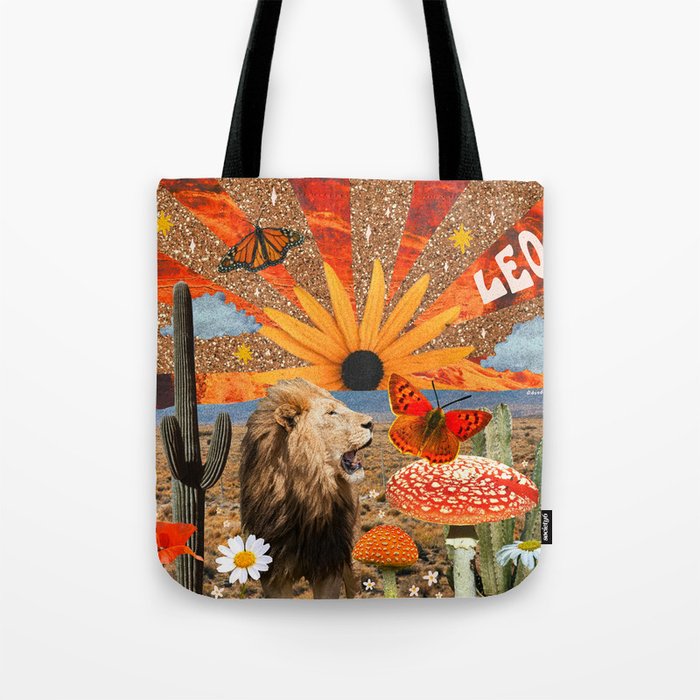 Leo Collage Tote Bag Gallery Image 1