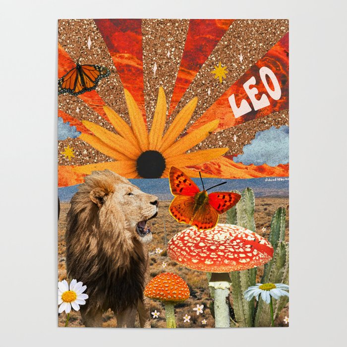 Leo Collage Poster Gallery Image 1