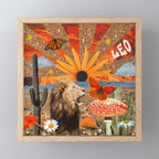 Leo Collage Mini Art Print Gallery Image 1