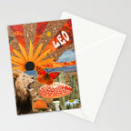 Leo Collage Stationery Card Gallery Image 2