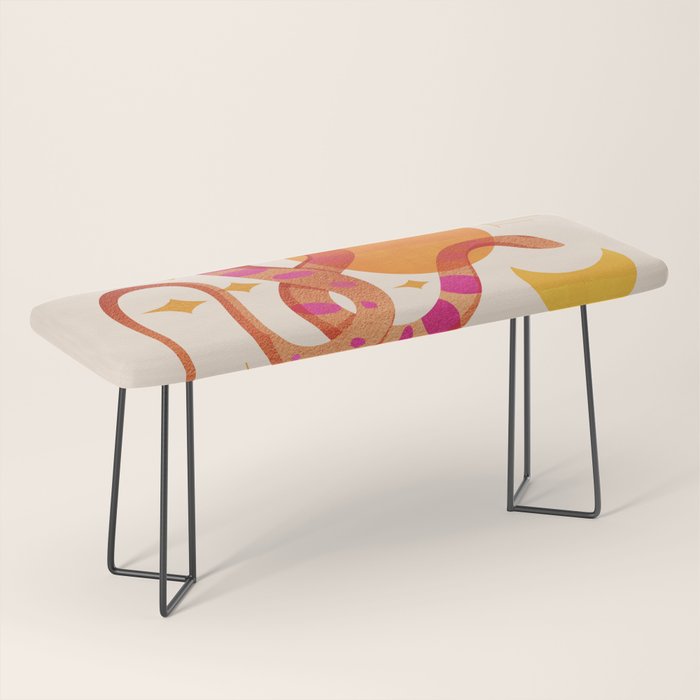 Abstraction_SUN_MOON_SNAKE_Minimalism_001 Bench Gallery Image 1