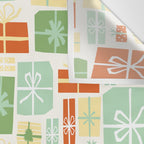 Holiday gifts in red and green Wall Tapestry Gallery Image 3