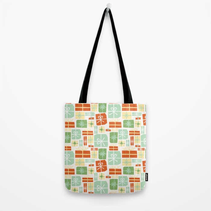 Holiday gifts in red and green Tote Bag Gallery Image 2