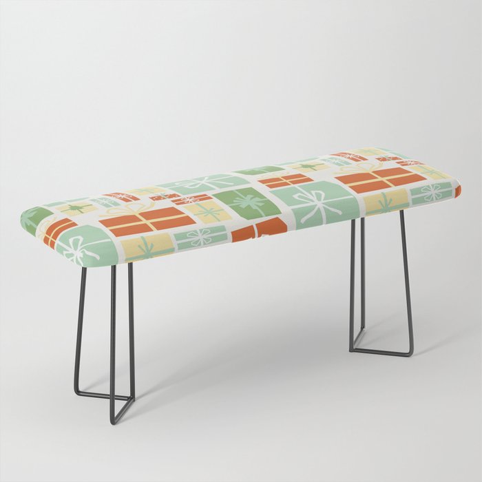 Holiday gifts in red and green Bench Gallery Image 1
