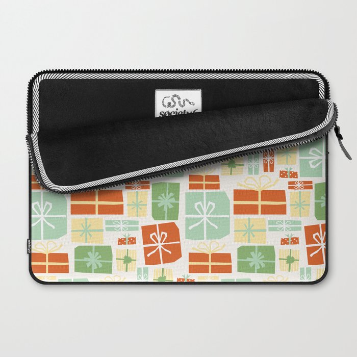 Holiday gifts in red and green Laptop Sleeve Gallery Image 2