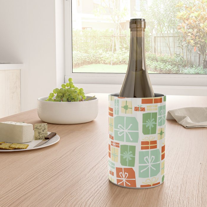 Holiday gifts in red and green Wine Chiller Gallery Image 4