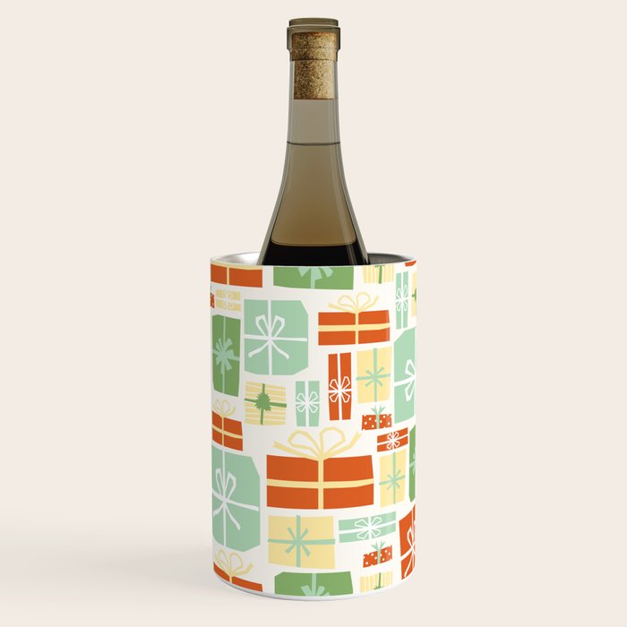 Holiday gifts in red and green Wine Chiller Gallery Image 2
