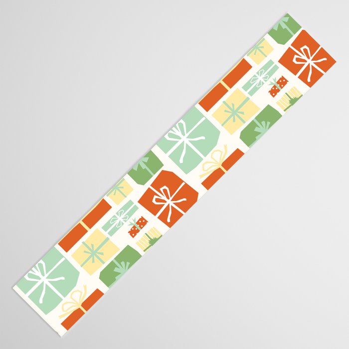 Holiday gifts in red and green Table Runner Gallery Image 3