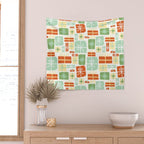 Holiday gifts in red and green Wall Tapestry Gallery Image 2