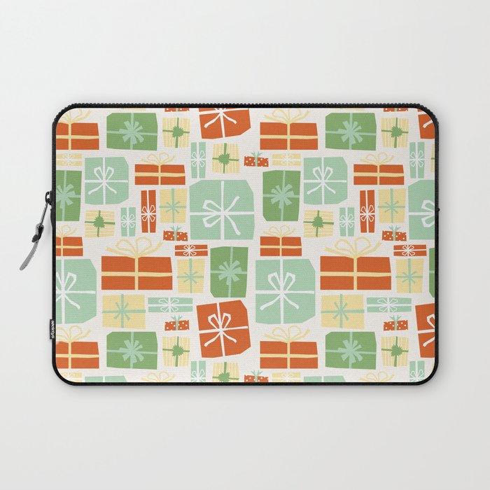 Holiday gifts in red and green Laptop Sleeve Gallery Image 1