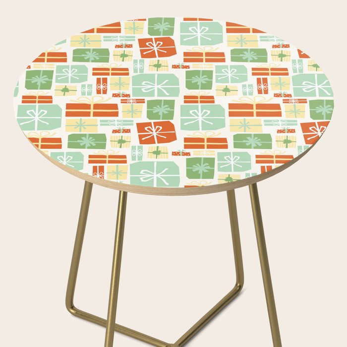 Holiday gifts in red and green Side Table Gallery Image 2