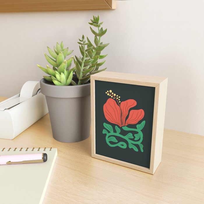 Hibiscus III  Mini Art Print Gallery Image 2