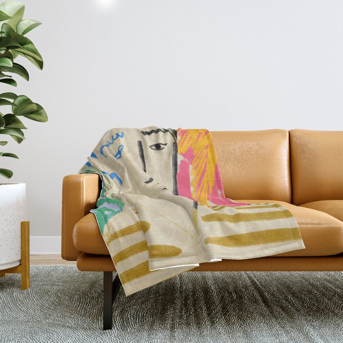 DREAMING OF THE SEA Throw Blanket Gallery Image 1