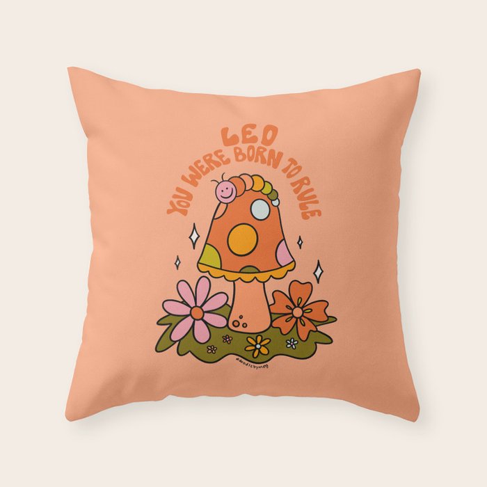 Leo Caterpillar Throw Pillow Gallery Image 6