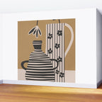 Patterned Stillness 8 Wall Mural Gallery Image 2
