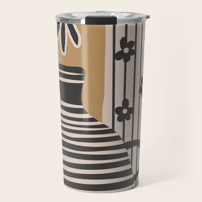 Patterned Stillness 8 Travel Mug Gallery Image 1