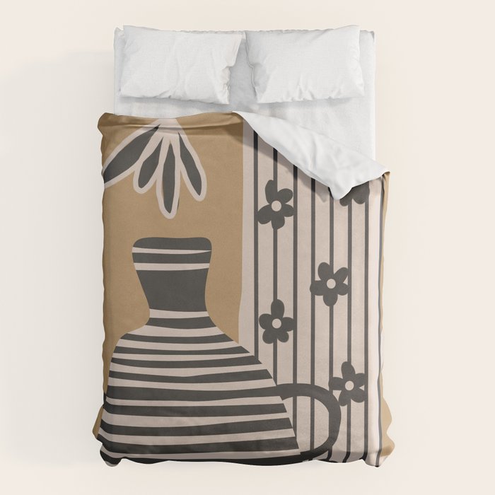 Patterned Stillness 8 Duvet Cover Gallery Image 6