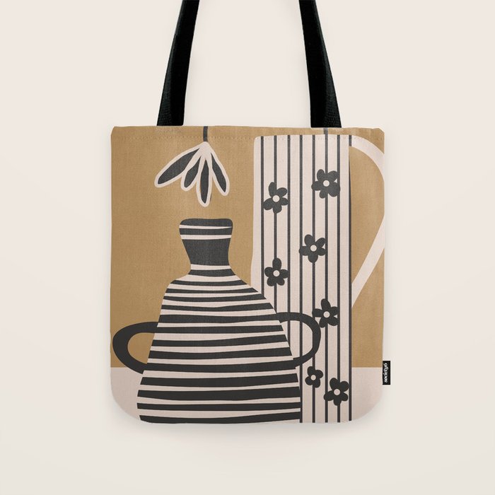Patterned Stillness 8 Tote Bag Gallery Image 1