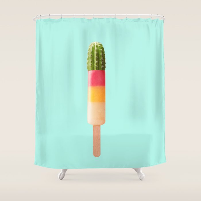 CACTUS POPSICLE Shower Curtain Gallery Image 1