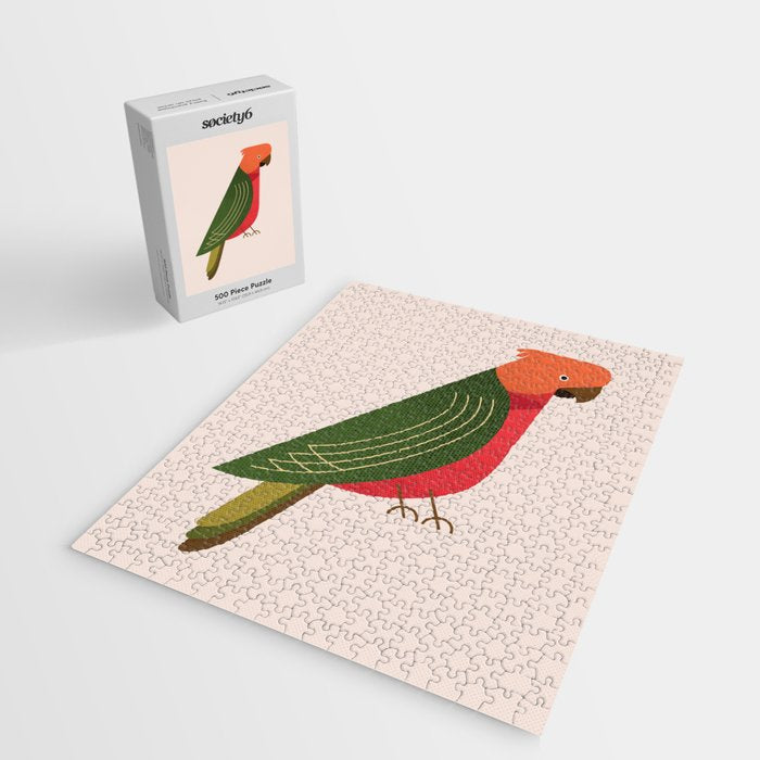 Whimsy Australian King Parrot Jigsaw Puzzle Gallery Image 2