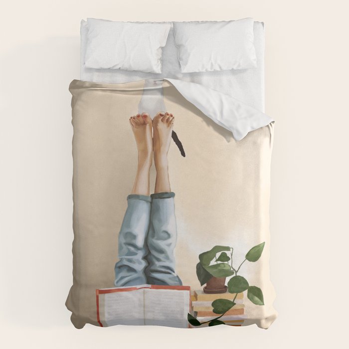 Paws and Prose Duvet Cover Gallery Image 6