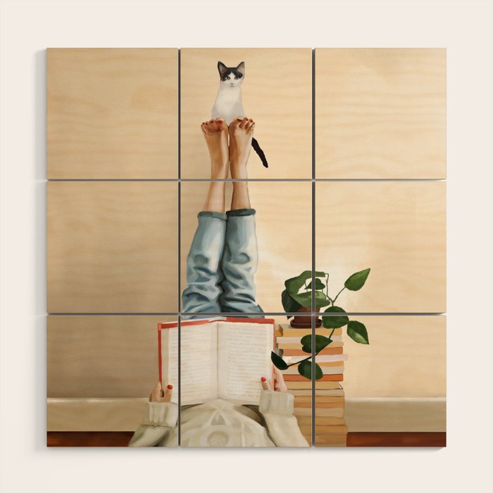 Paws and Prose Wood Wall Art Gallery Image 1