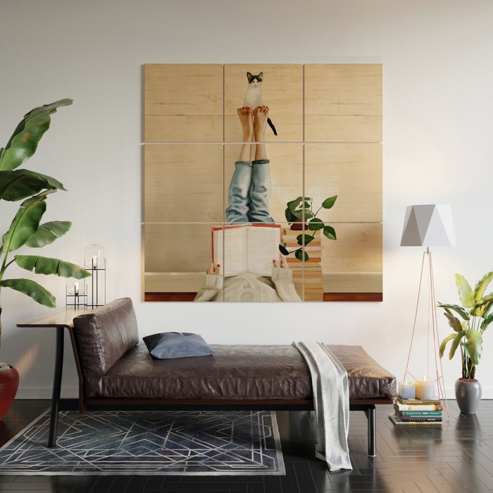 Paws and Prose Wood Wall Art Gallery Image 2