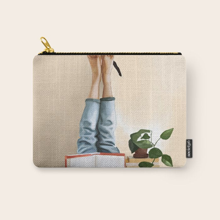Paws and Prose Carry All Pouch Gallery Image 1