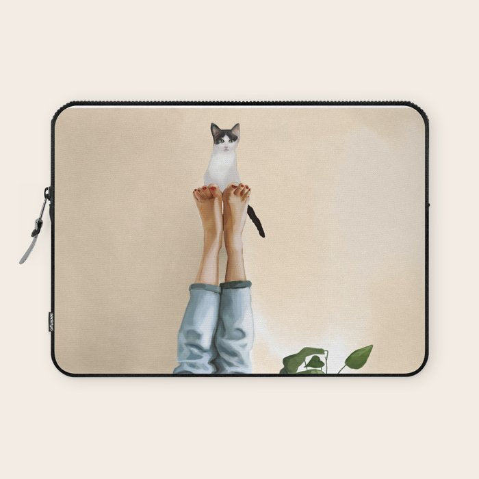 Paws and Prose Laptop Sleeve Gallery Image 1