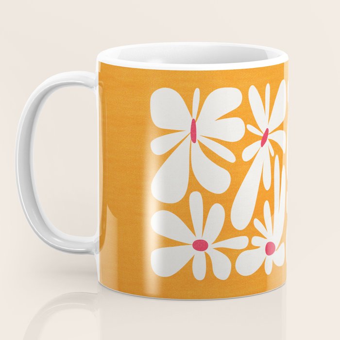 Bloom: Tangerine Matisse Color Series 03 Coffee Mug Gallery Image 3