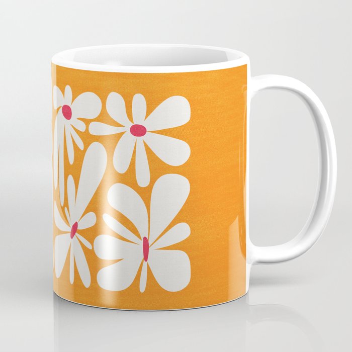 Bloom: Tangerine Matisse Color Series 03 Coffee Mug Gallery Image 1