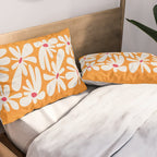 Bloom: Tangerine Matisse Color Series 03 Pillow Sham Gallery Image 2