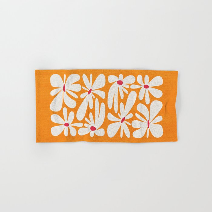 Bloom: Tangerine Matisse Color Series 03 Bath Towel Gallery Image 1