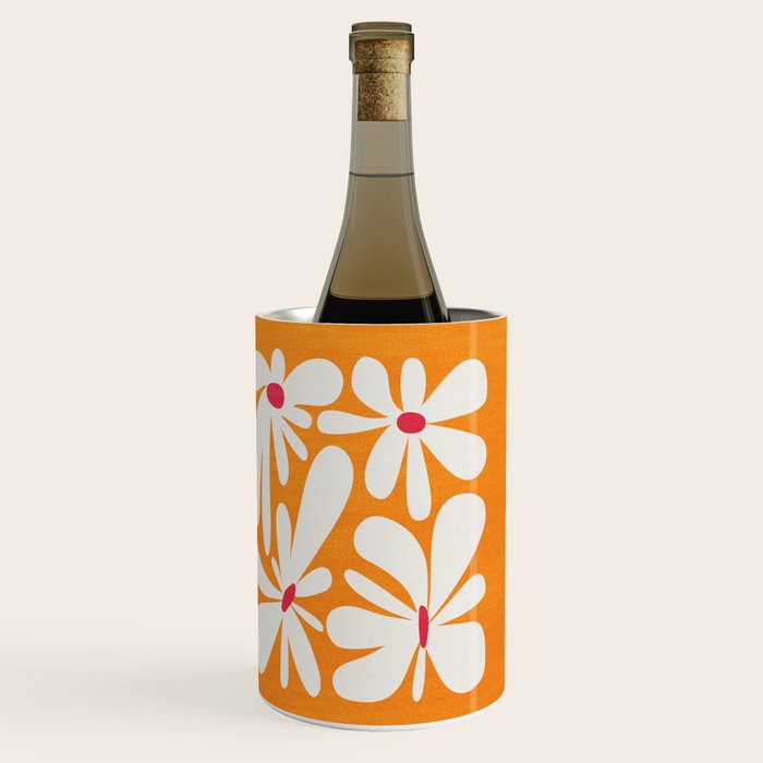 Bloom: Tangerine Matisse Color Series 03 Wine Chiller Gallery Image 3