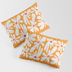 Bloom: Tangerine Matisse Color Series 03 Pillow Sham Gallery Image 3