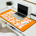 Bloom: Tangerine Matisse Color Series 03 Desk Mat Gallery Image 2