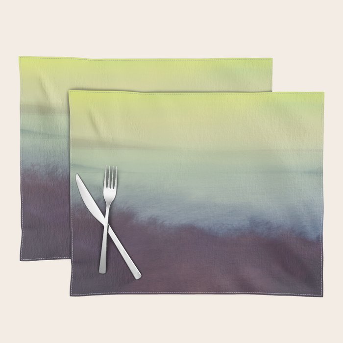 Coastal Landscape Abstract Placemat Gallery Image 1