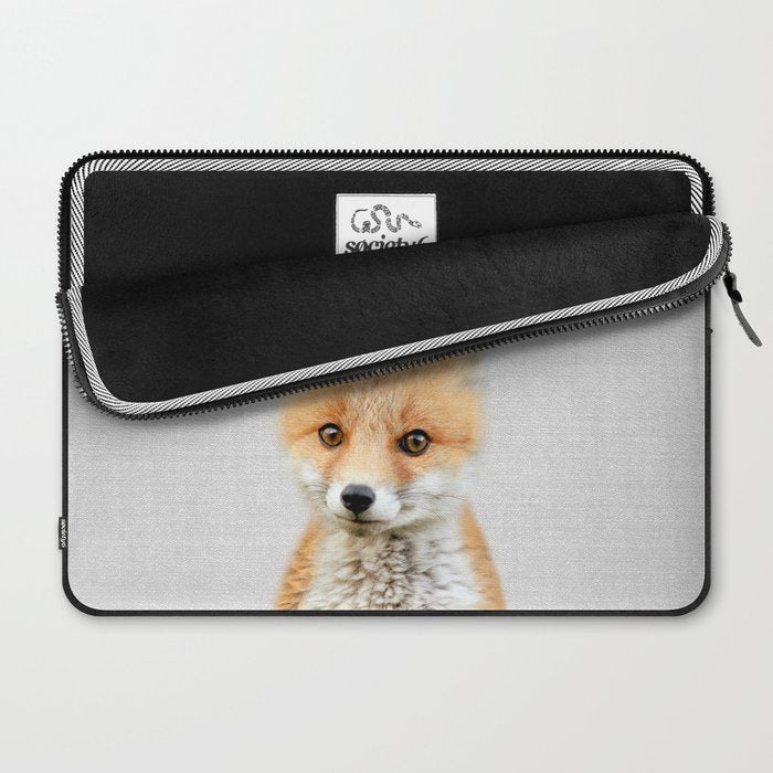 Baby Fox - Colorful Laptop Sleeve Gallery Image 2