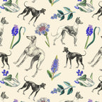 GREYHOUND DOGS and PRESSED FLOWERS Coffee Mug Gallery Image 2